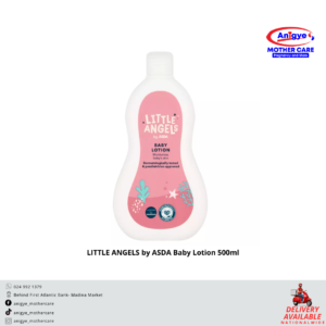 Soft, Gentle Moisture for Your Baby’s Sensitive Skin Keep your baby’s skin soft and hydrated with Little Angels Baby Lotion, a gentle formula designed to nourish and protect delicate skin. Enriched with natural moisturizers, this lotion absorbs quickly to leave skin feeling smooth, soft, and moisturized without any greasy residue.