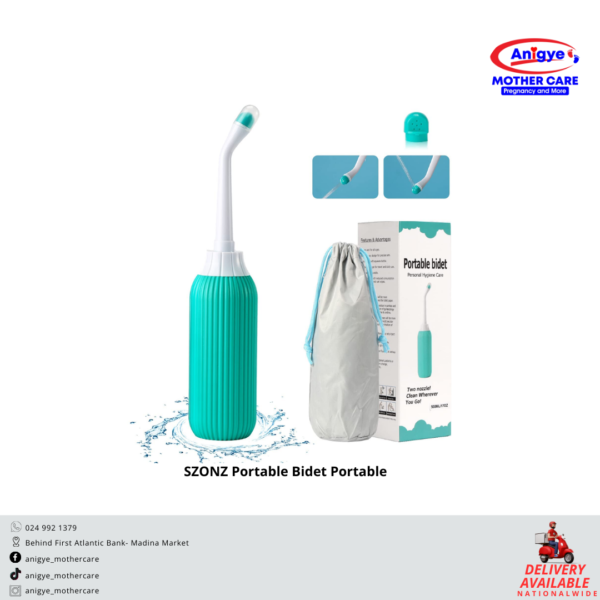 Portable Bidet Personal Hygiene Care 500ml with a flexible nozzle, ergonomic design, and compact size, perfect for travel and daily hygiene needs