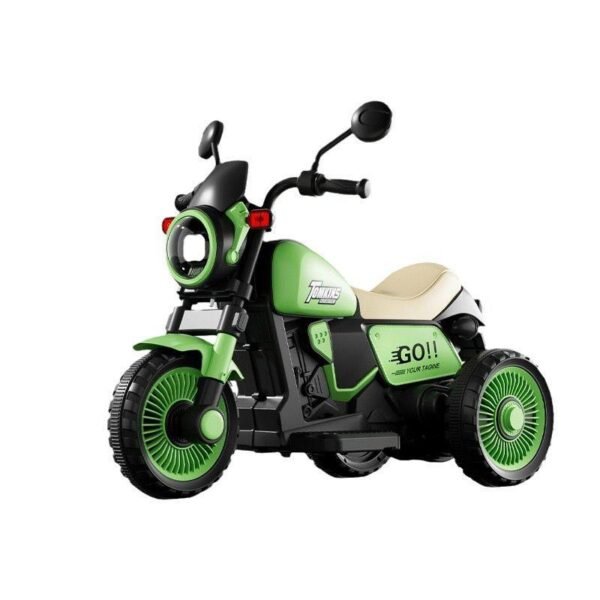 Tomkins Kids Motorbike Orange - Battery-powered ride-on toy motorbike for kids, offering hours of fun with lights, sound effects, and safe design.