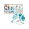 Tommee Tippee Closer to Nature Newborn Starter Set 0m+ with bottles, teats, and accessories for comfortable baby feeding.