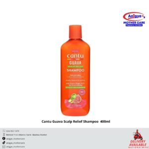 Cantu Guava Scalp Relief Shampoo 400ml – Soothing shampoo for a healthy, nourished scalp and hair.