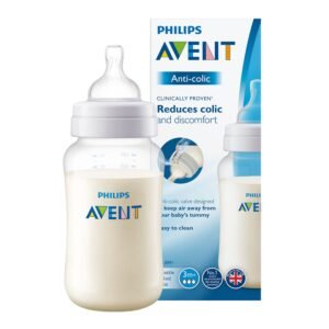 Philips Avent Anti-Colic Bottle – Reduces colic and discomfort for a smoother feeding experience.