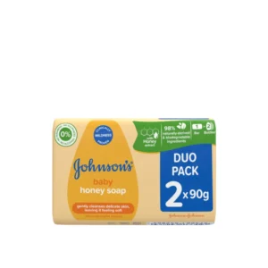 Johnson’s Baby Honey Soap 2x90g - Gentle cleansing with natural honey for your baby’s soft and delicate skin