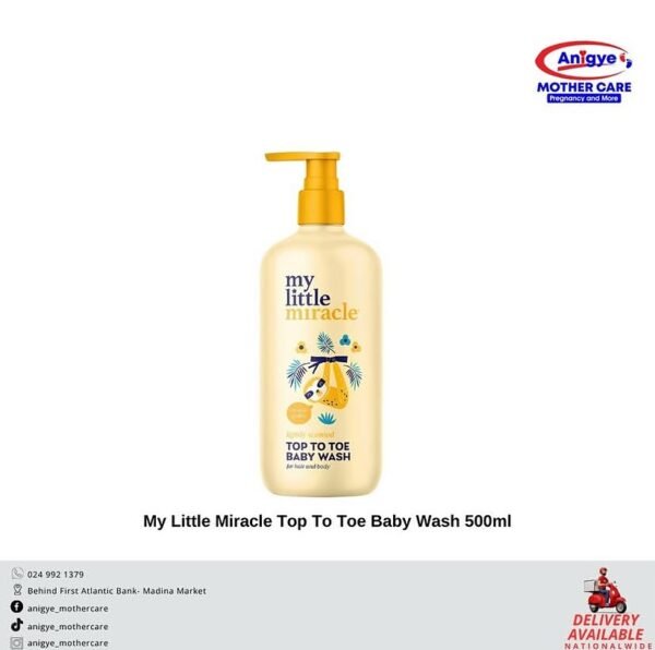 My Little Miracle Top - Toe Baby Wash 500ml - Image 3