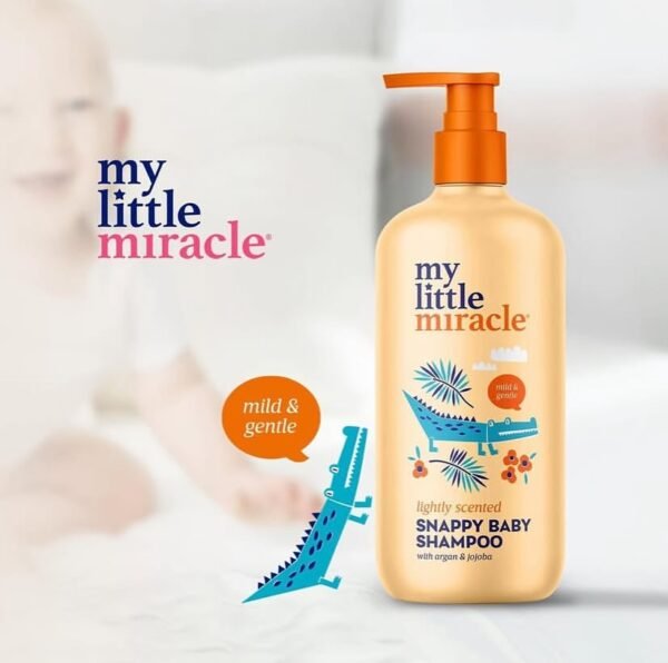 Gentle Baby Shampoo, Tear-Free, Softens & Cleanses, Mild Formula for Sensitive Skin, 500ml