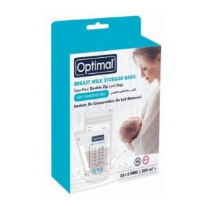 Optimal Breast Milk Storage Bags 200ml - Leak-proof and BPA-free for safe milk storage.