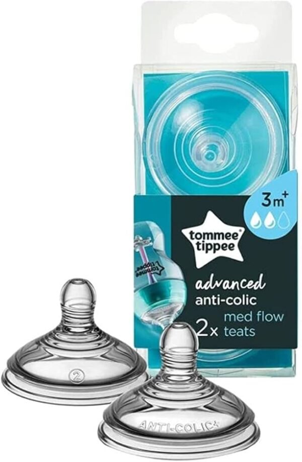 Tommee Tippee Advanced Anti-Colic Bottle 3m+ with ergonomic design and anti-colic valve system