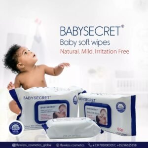 Keep your baby’s skin clean, soft, and healthy with Baby Secret Wipes, the perfect solution for everyday messes and diaper changes. Made with extra-soft materials and a mild, hypoallergenic formula, these wipes are designed to gently cleanse while protecting your baby’s delicate skin. Key Benefits • Ultra-Soft & Gentle: Specially designed for sensitive skin, providing a soothing touch for your baby. • Hypoallergenic & Dermatologically Tested: Safe for newborns and babies with sensitive skin. • Alcohol-Free: Free from harsh chemicals, alcohol, and parabens, ensuring safe use for your baby’s delicate skin. • Convenient & Durable: Strong enough for tough messes, yet soft enough for the most sensitive areas.