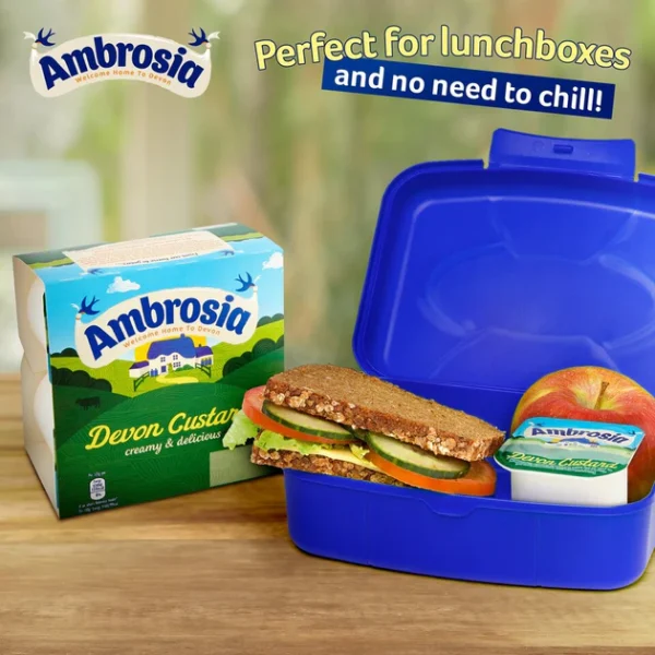 Ambrosia Devon Custard  Ready To Eat 4 X 125G - Image 2