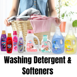 Washing Detergent & Softeners