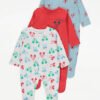 Disney Baby at George 3 Sleepsuits (3-6months)