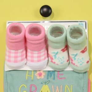 Duck Duck Goose (3 Soft Bibs And 2 Pair of Fun Socks) 0-9 months