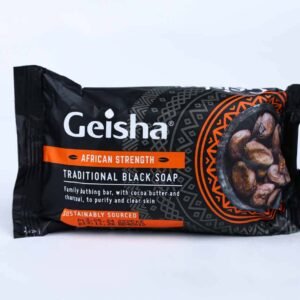 Geisha Black Soap (African Strength) 180g