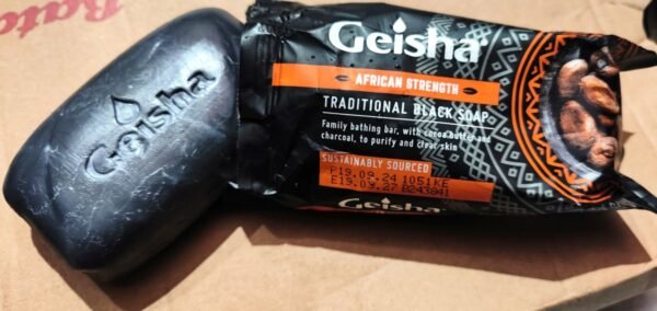 Geisha Black Soap (African Strength) 180g