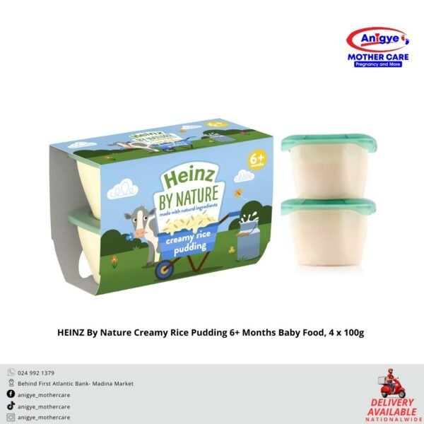 Heinz By Nature Creamy Rice Pudding 4x 100g