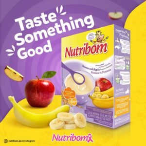 Nutribom Infant Cereal Banana and Apple 350g