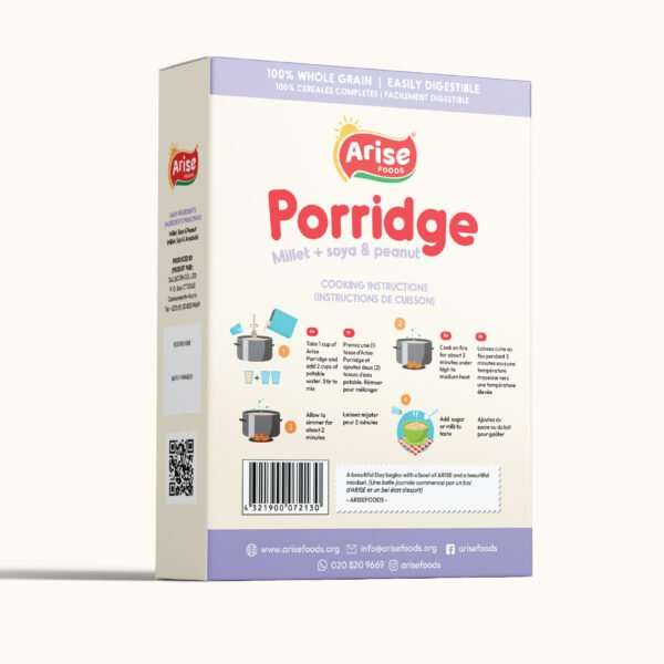 Arise Porridge (500g) Millet+ Soya & Peanut - Image 2